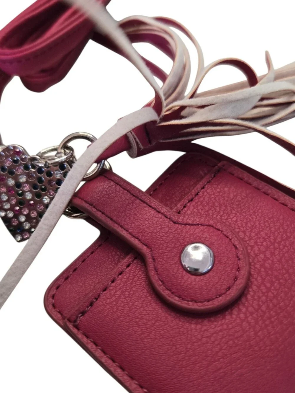 👜 NWT Multi-Piece Burgundy Ring Wristlet Crossbody Wallet Set | RFID Card Holde